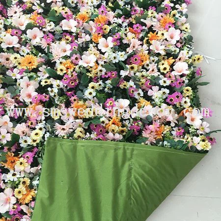 fabric wall flowers