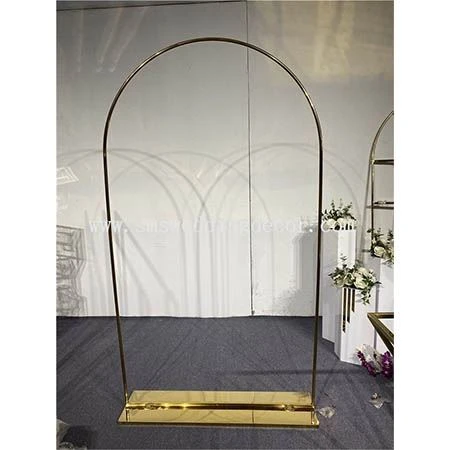 gold balloon arch stand