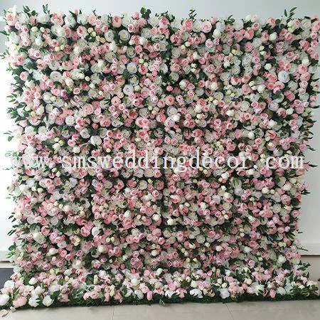 flowers hanging on wall