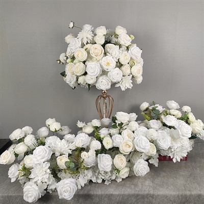 Künstliche Blumenreihendekoration