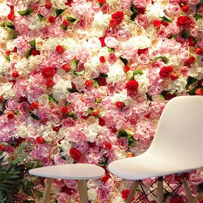 Blumenwandhintergründe