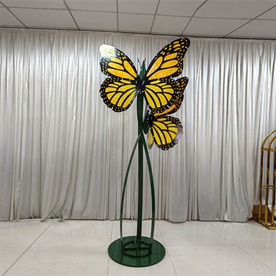 Schmetterlings-Gartendekoration aus Metall
