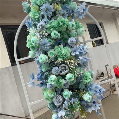 Tiffany Blau Hochzeit Blumen Läufer